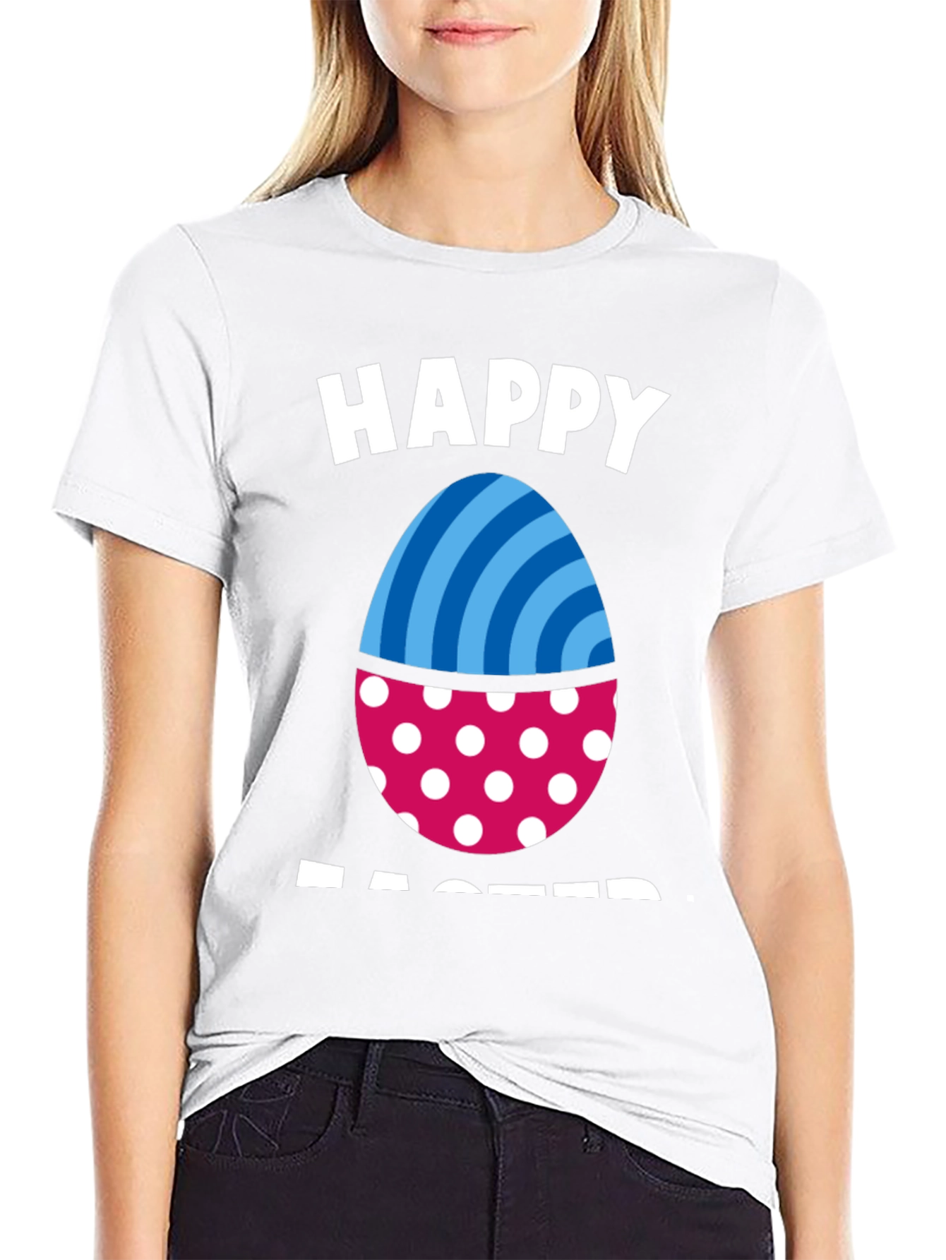 Happy Easter Egg Graphic Tee