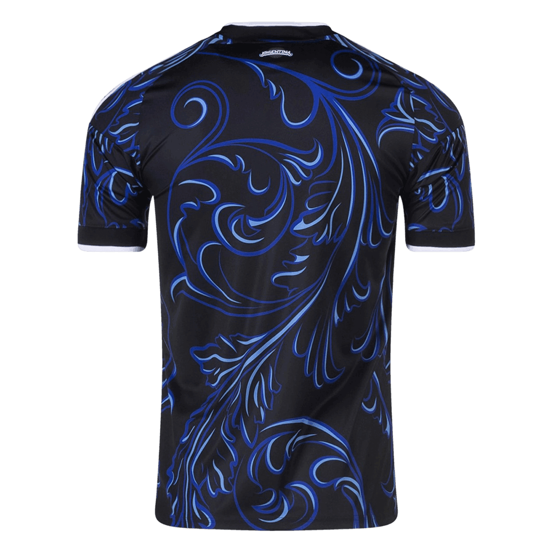 Argentina Away Soccer Jersey World Cup 2026 Black Back