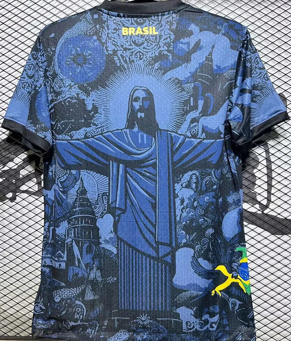 2024/25 Brazil Special Edition Black Fans Jersey Back