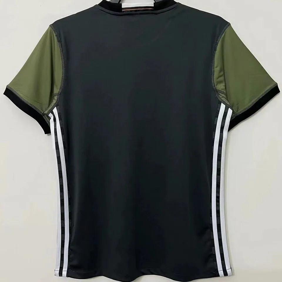 2016 Germany Away Retro Soccer Jersey Back