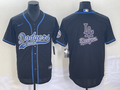 Men's Los Angeles Dodgers Black Team Jerseys Joint Edition