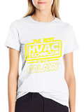 HVAC Technician in the Galaxy Black T-Shirt