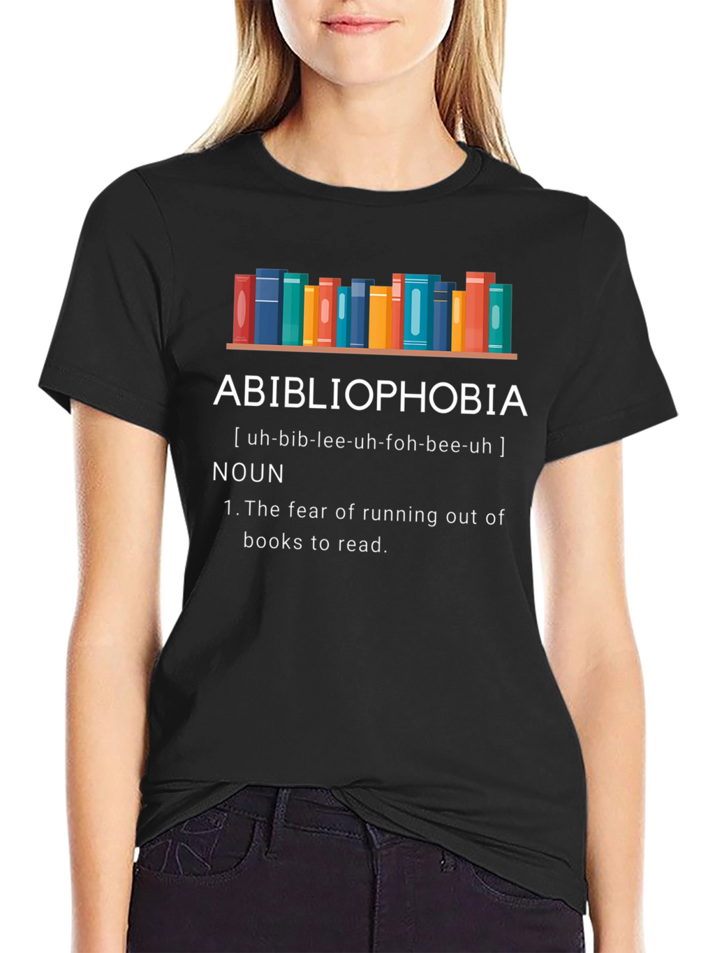 Abibliophobia Definition T-Shirt
