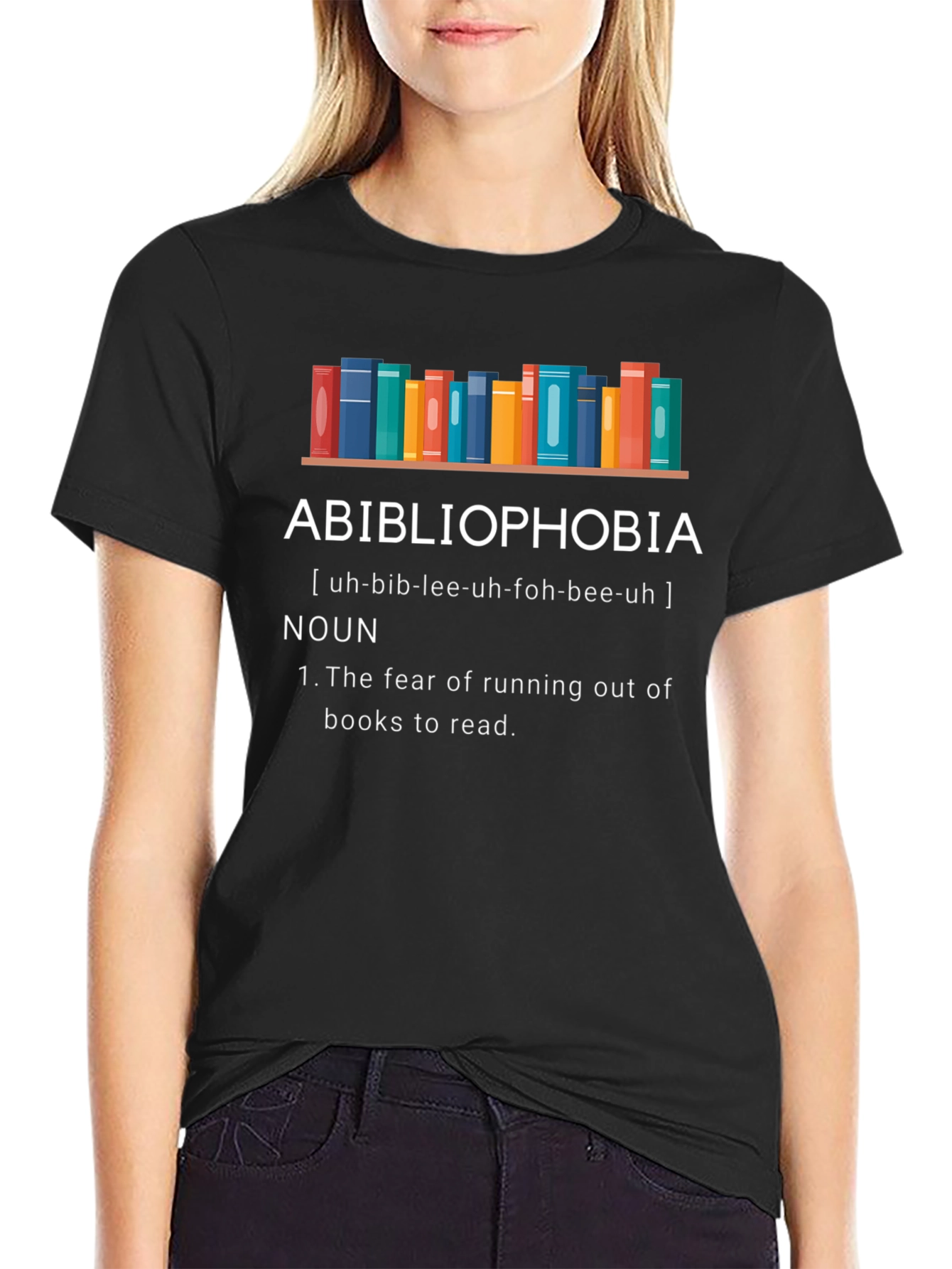 Abibliophobia Definition T-Shirt