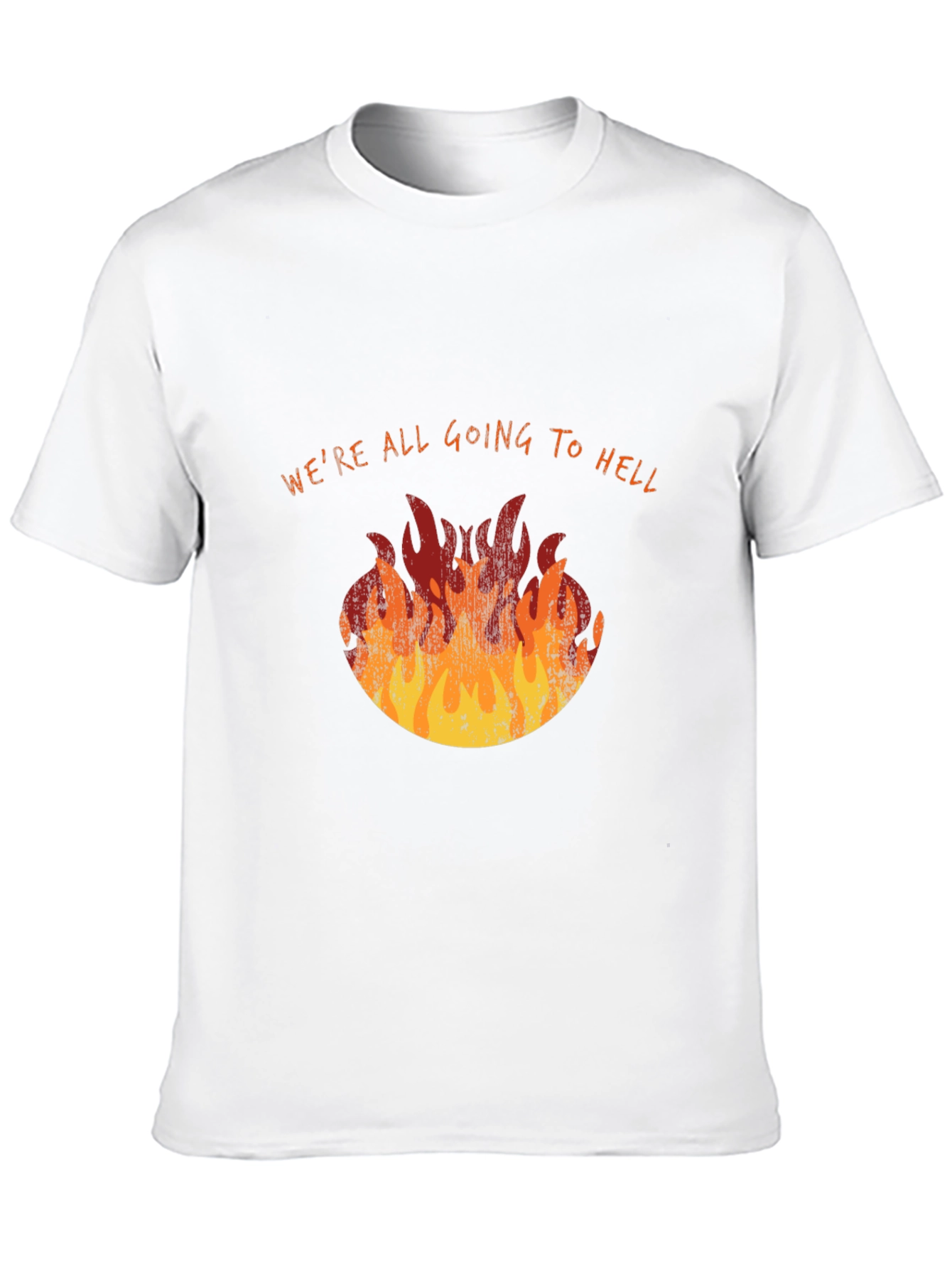 Were All Going To Hell Graphic Tee - Black T-Shirt