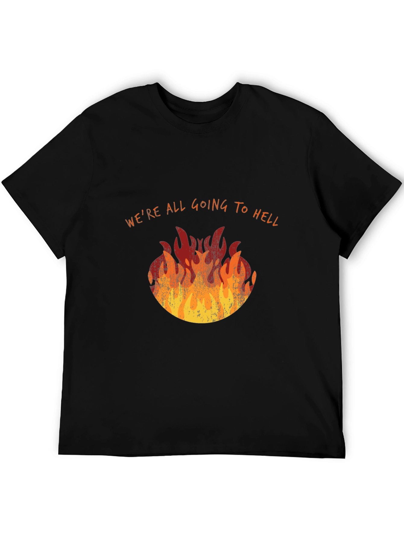 Were All Going To Hell Graphic Tee - Black T-Shirt