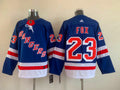 Men's New York Rangers Adam Fox #23 Blue Player Game Jerseys