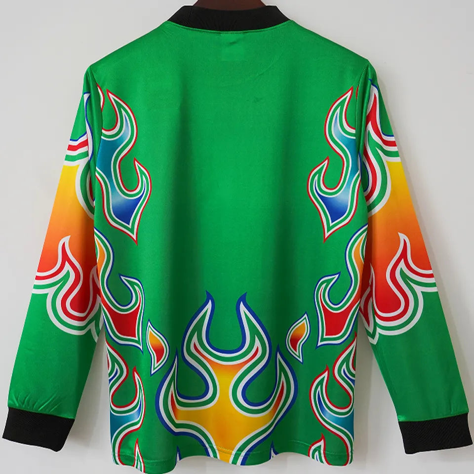 1998 Japan Goalkeeper Retro Long Sleeve Jersey Back