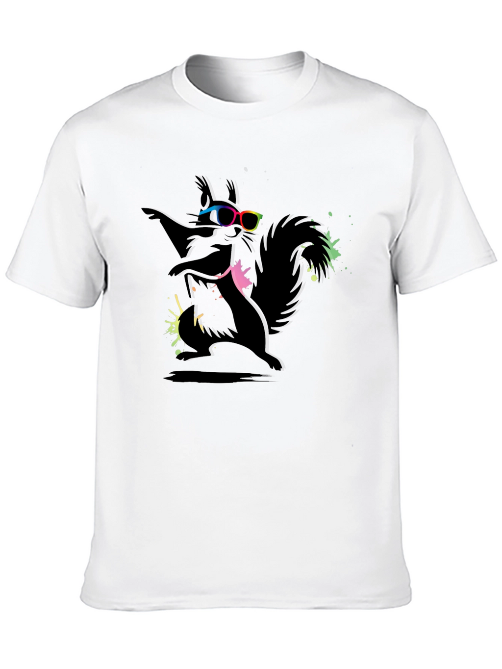 Funky Squirrel Graphic Tee - Cool Design