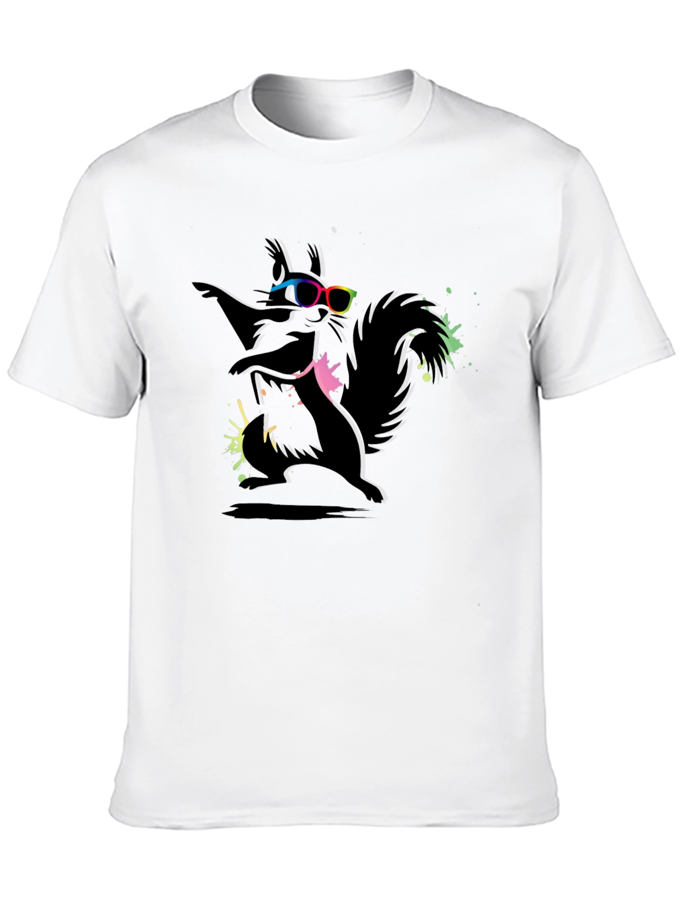 Funky Squirrel Graphic Tee - Cool Design