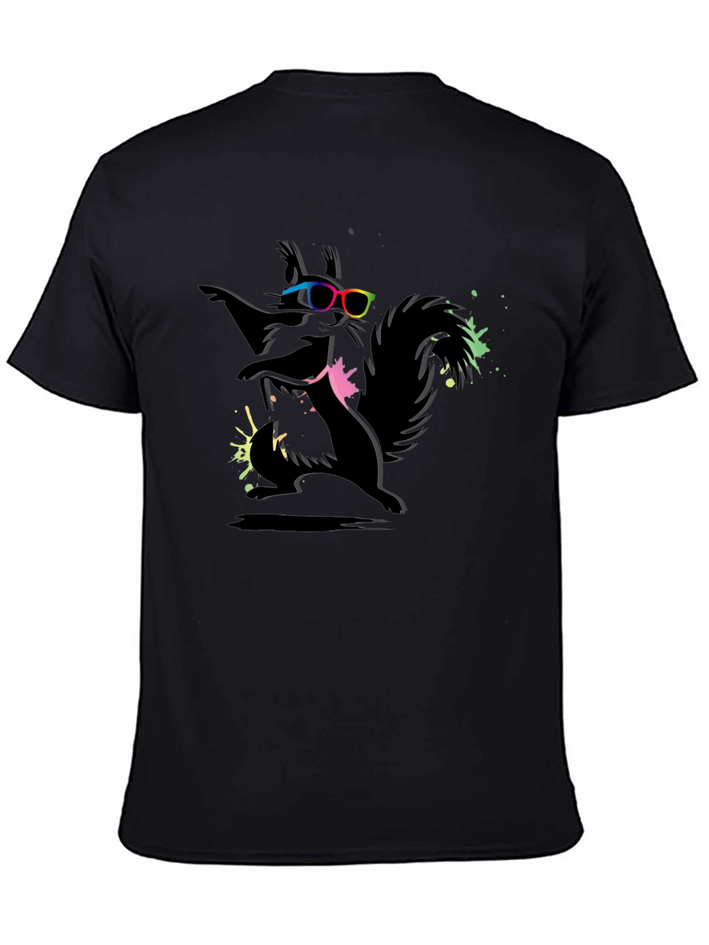 Funky Squirrel Graphic Tee - Cool Design