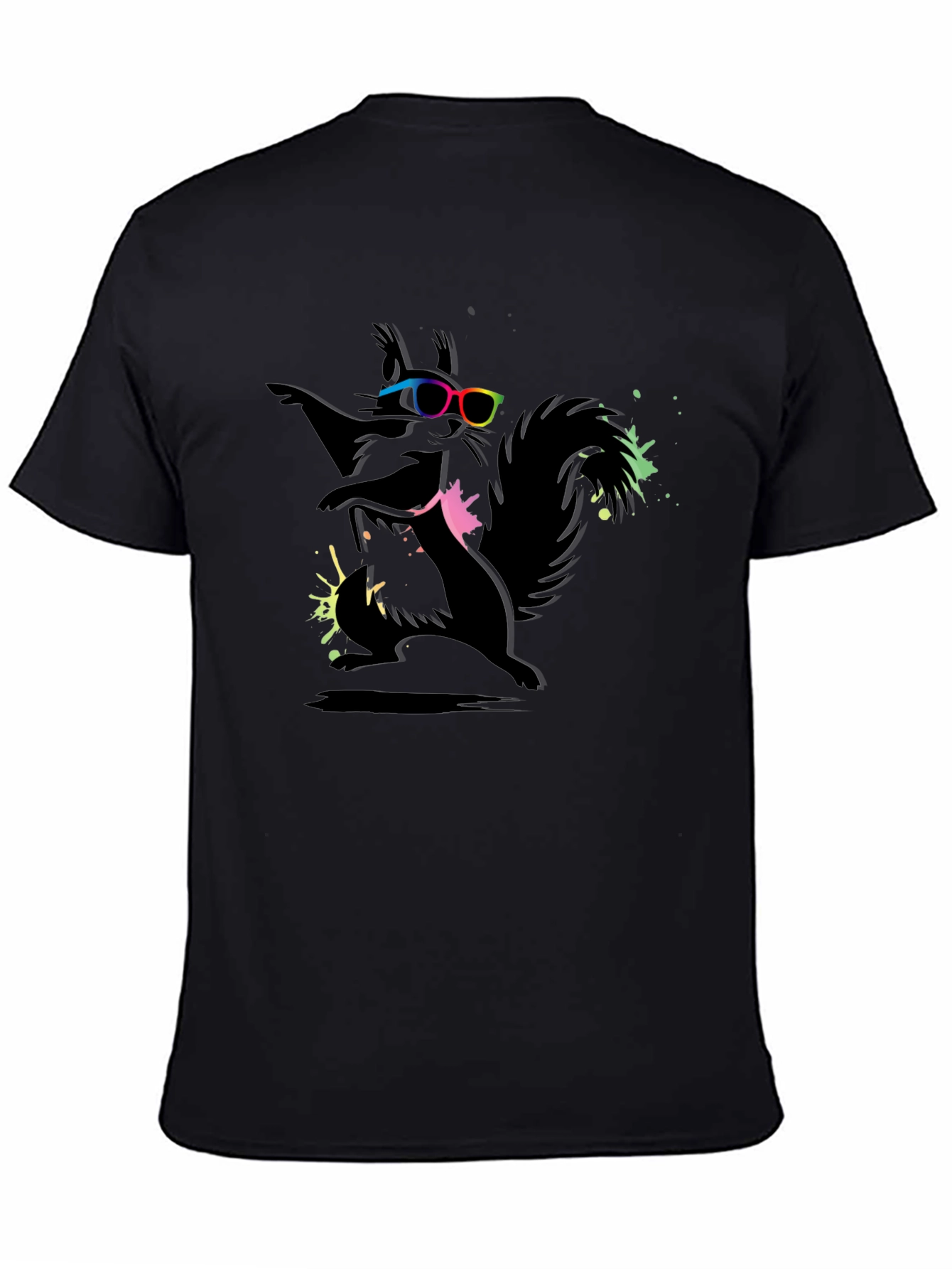 Funky Squirrel Graphic Tee - Cool Design