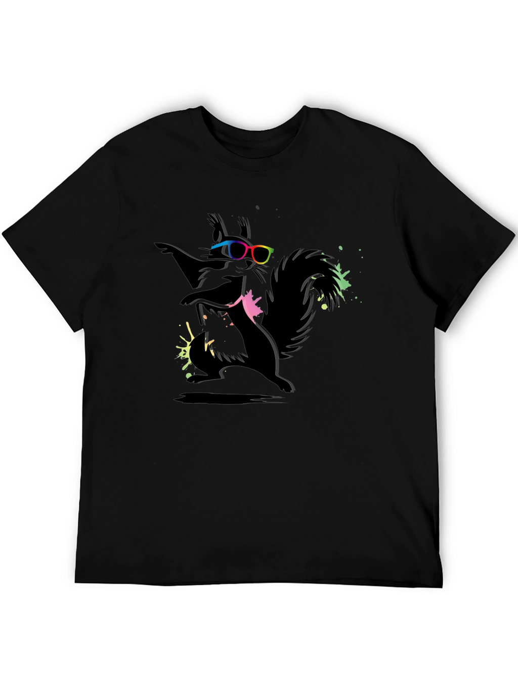 Funky Squirrel Graphic Tee - Cool Design