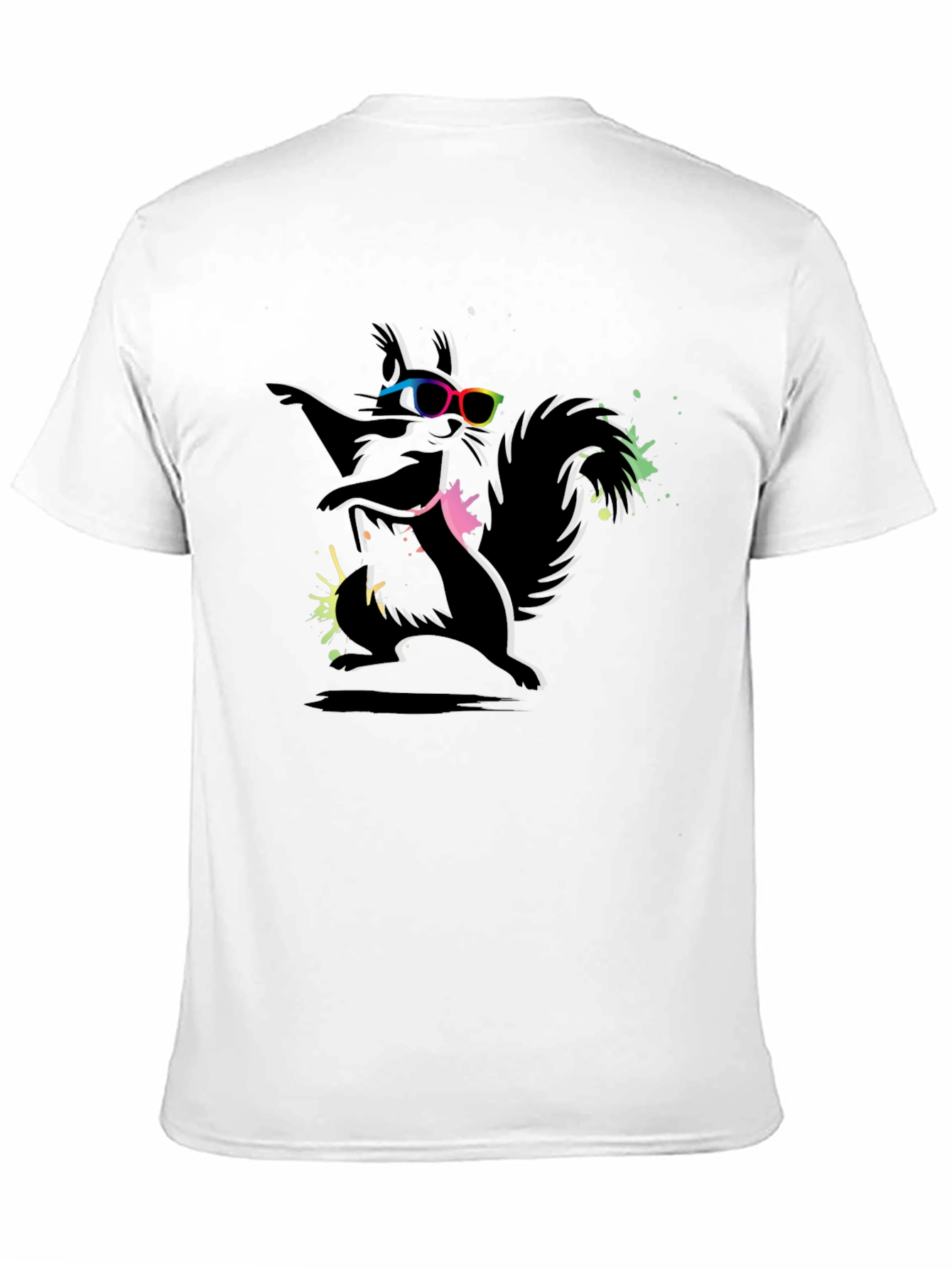 Funky Squirrel Graphic Tee - Cool Design