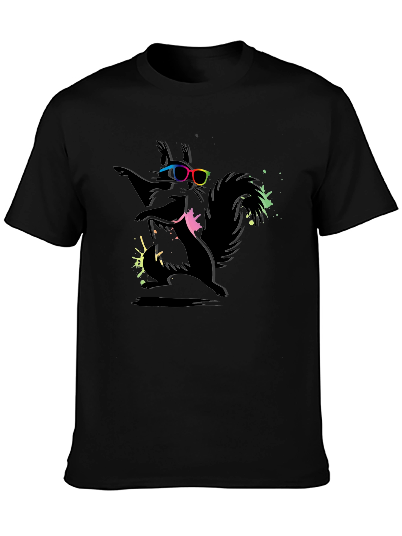 Funky Squirrel Graphic Tee - Cool Design