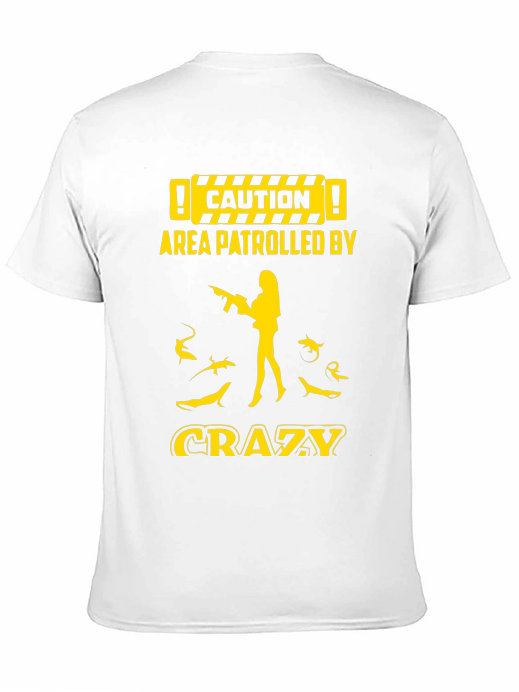 Caution Crazy Shark Lover Graphic Tee