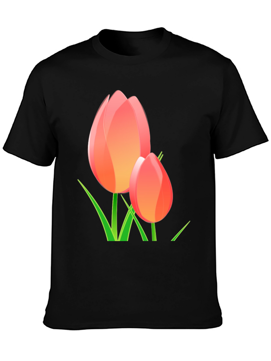 Black Tulip Graphic Tee