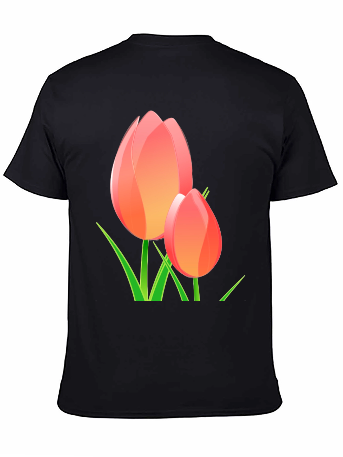 Black Tulip Graphic Tee