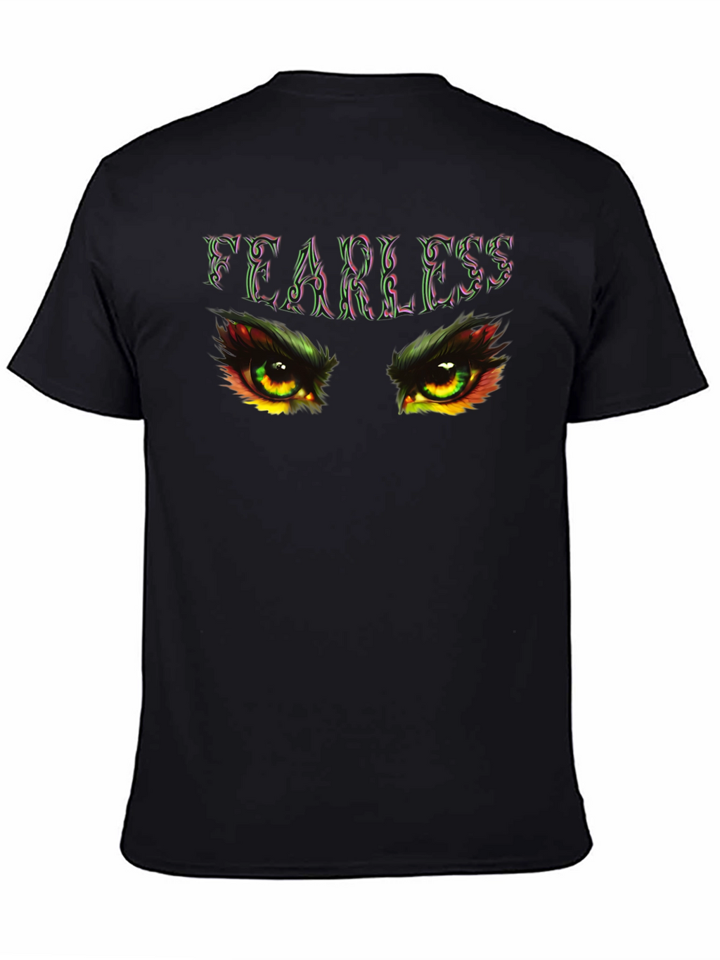 Fearless Eye Graphic Black T-Shirt