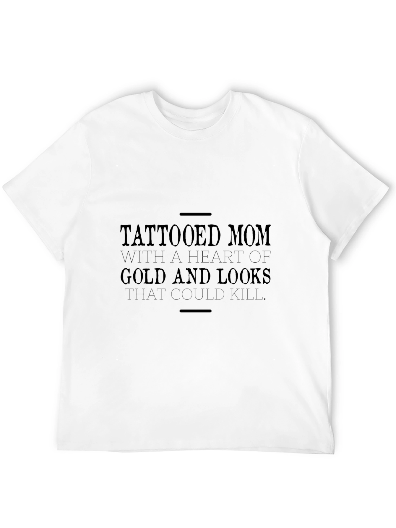 Tattooed Mom Graphic Tee - Heart of Gold