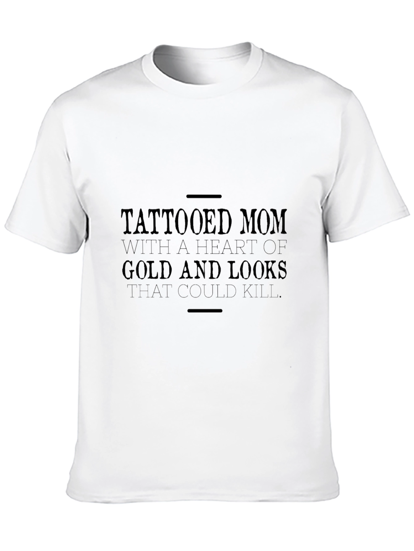 Tattooed Mom Graphic Tee - Heart of Gold