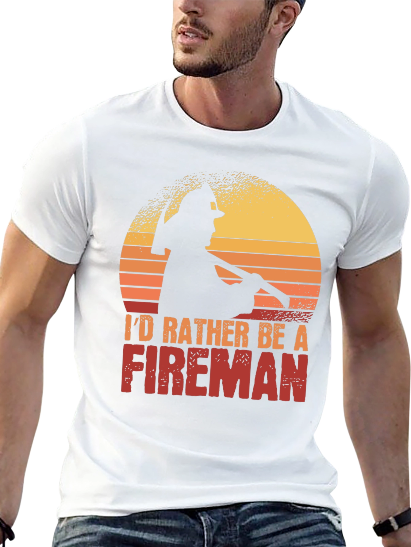 Id Rather Be a Fireman T-Shirt