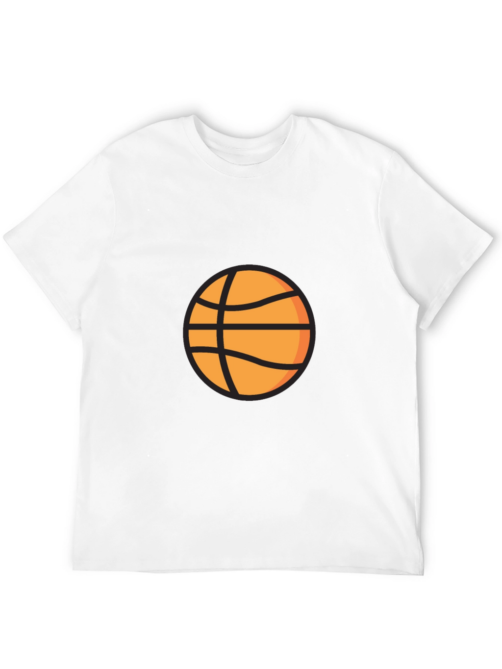 Black Basketball Graphic Tee - Casual Style