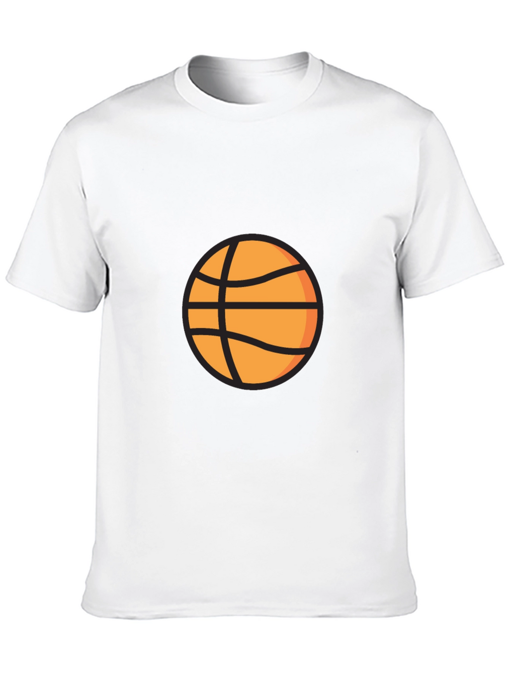 Black Basketball Graphic Tee - Casual Style