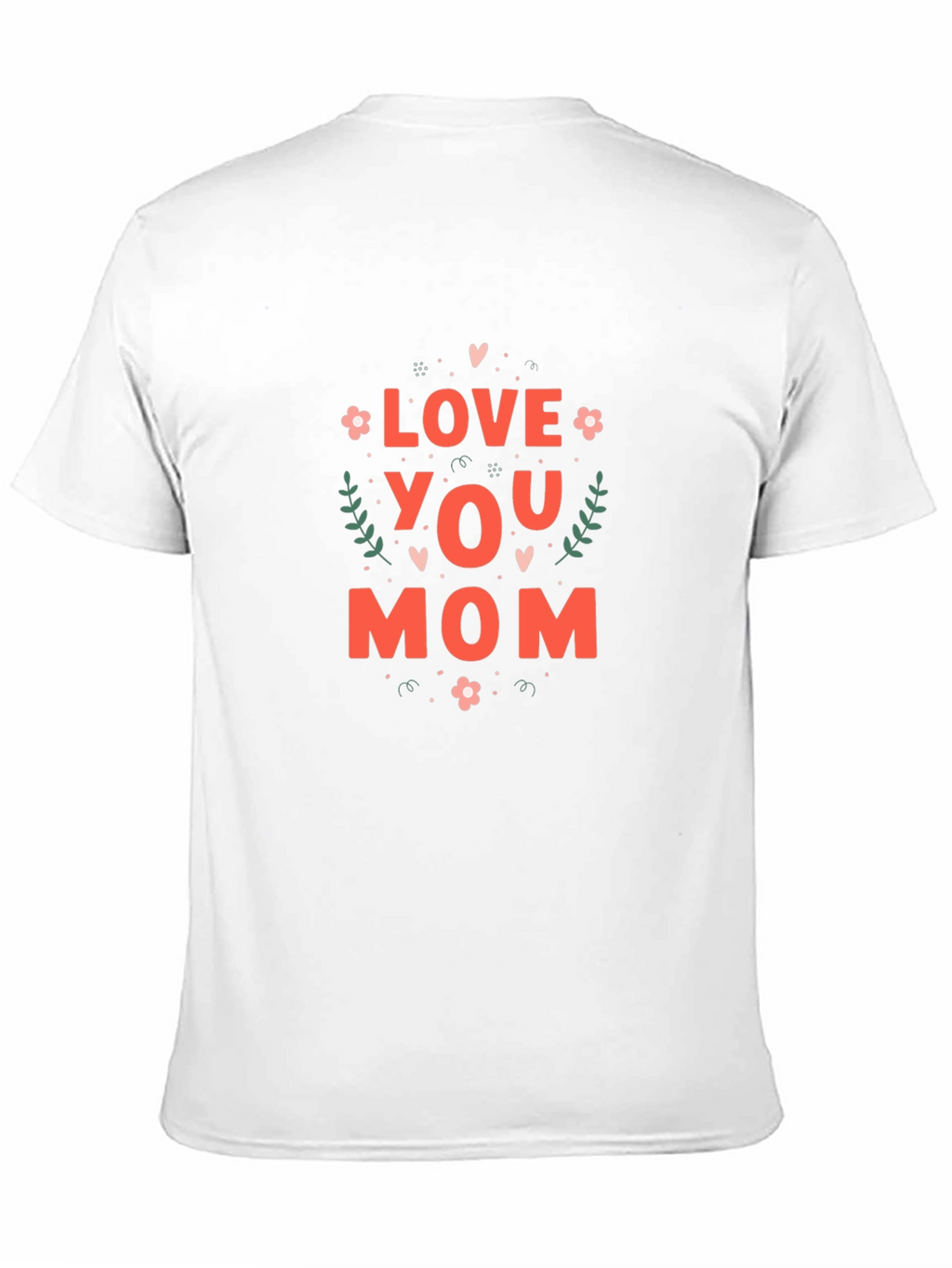 Love You Mom Graphic T-Shirt - Black