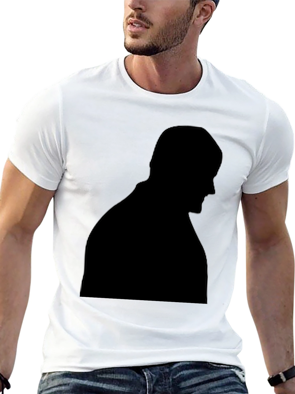 Silhouette Graphic Tee - Mens Black T-Shirt