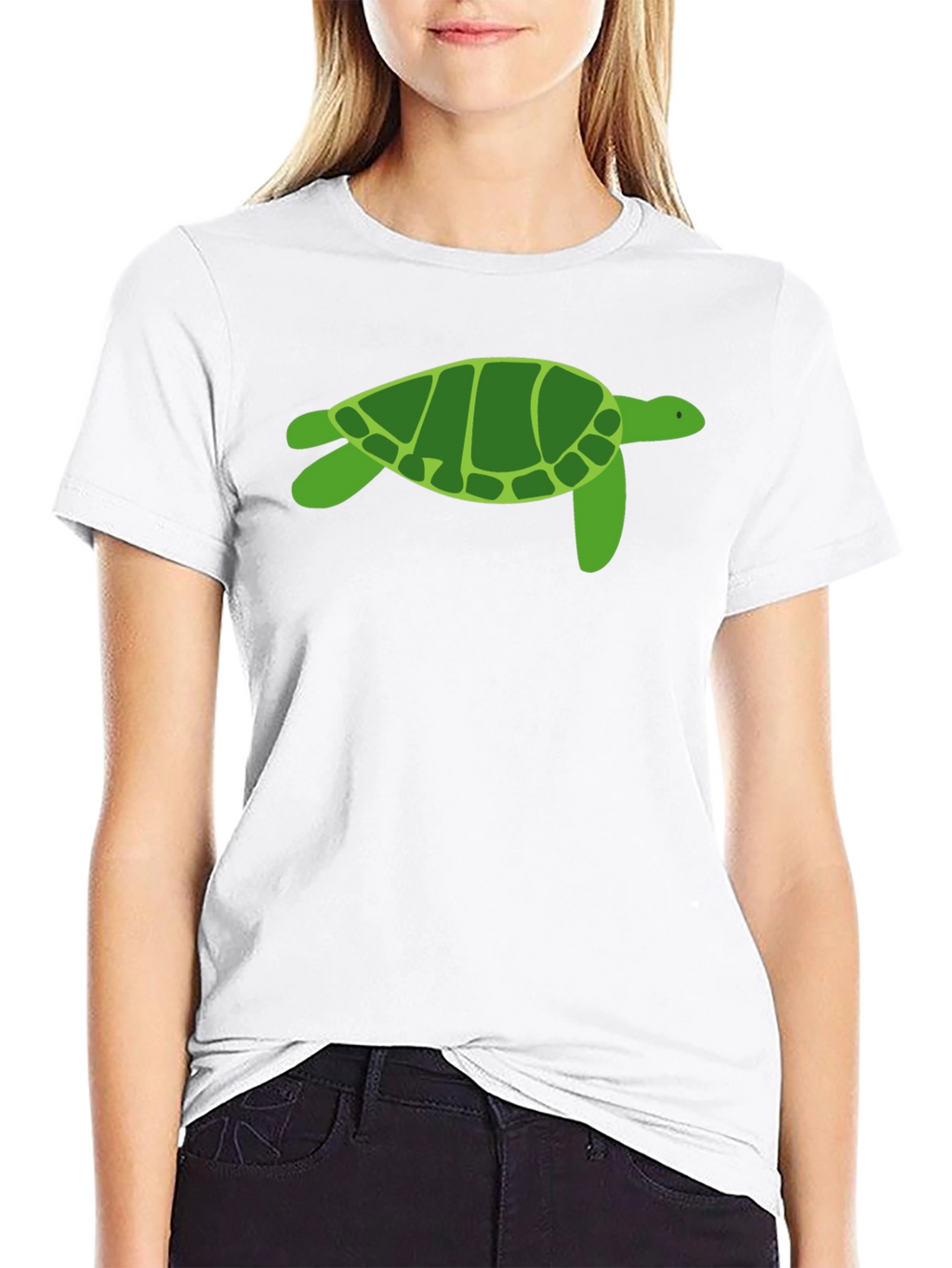 Turtle Graphic Tee - Casual Cotton T-Shirt