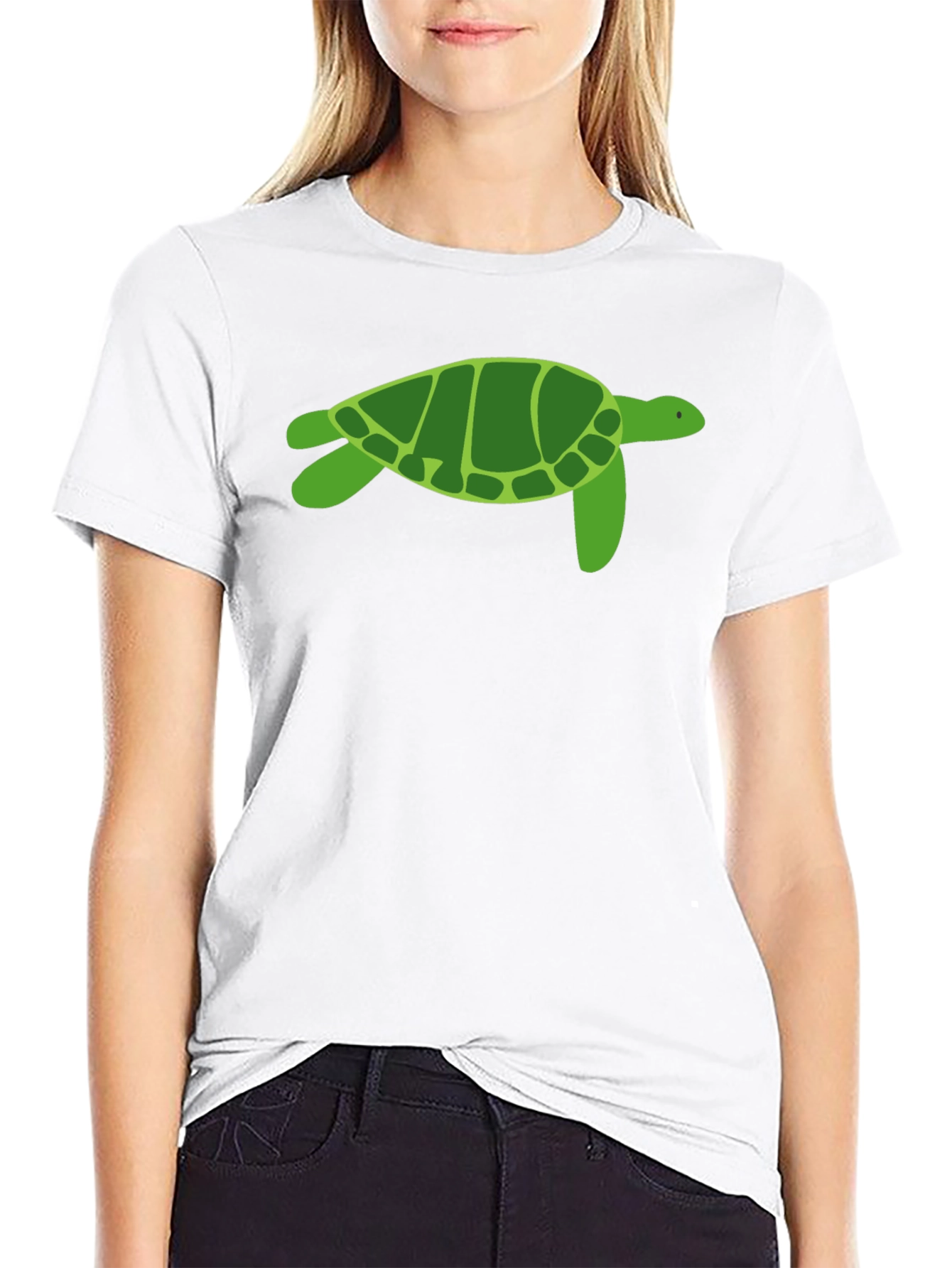 Turtle Graphic Tee - Casual Cotton T-Shirt