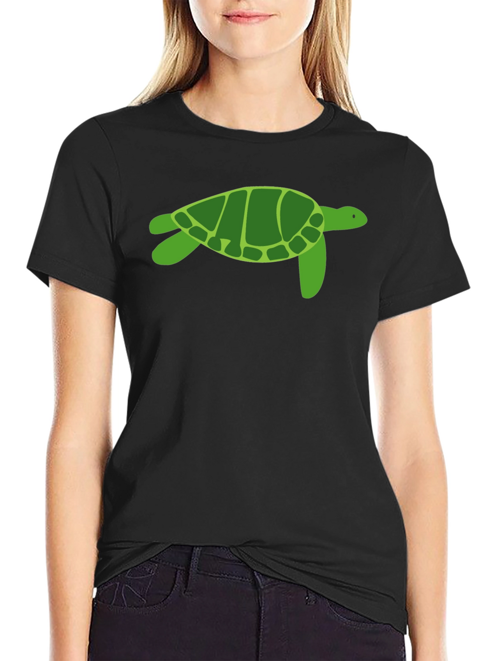 Turtle Graphic Tee - Casual Cotton T-Shirt