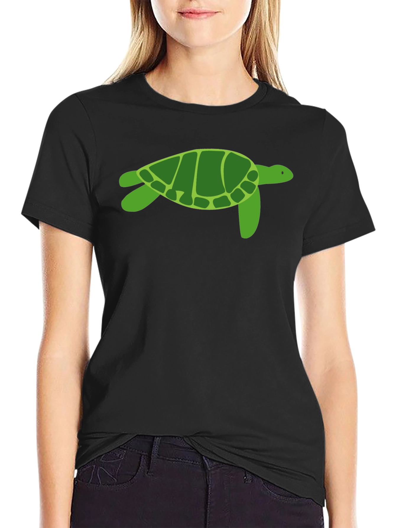 Turtle Graphic Tee - Casual Cotton T-Shirt