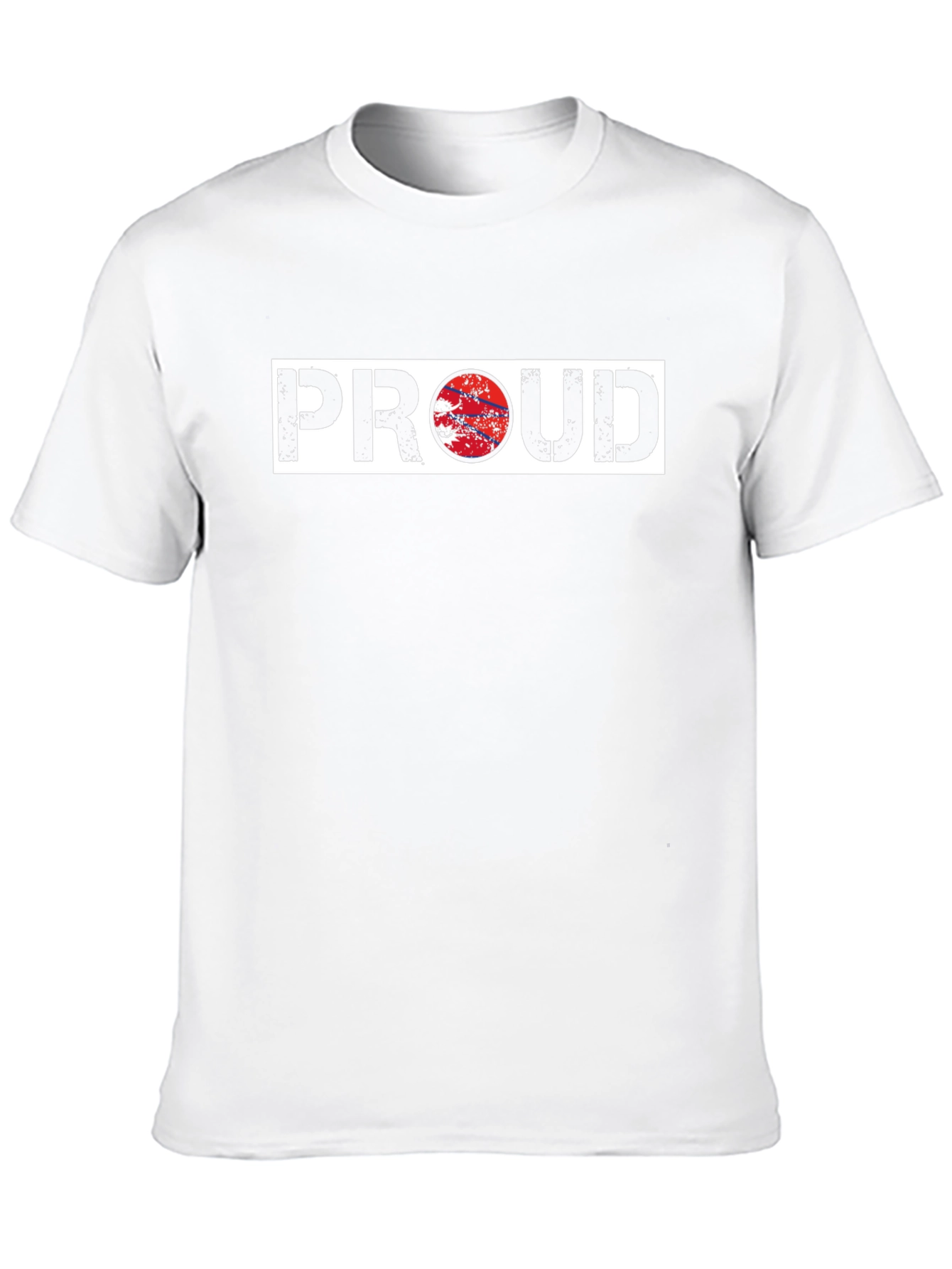 Proud Nepal Flag Graphic Black T-Shirt