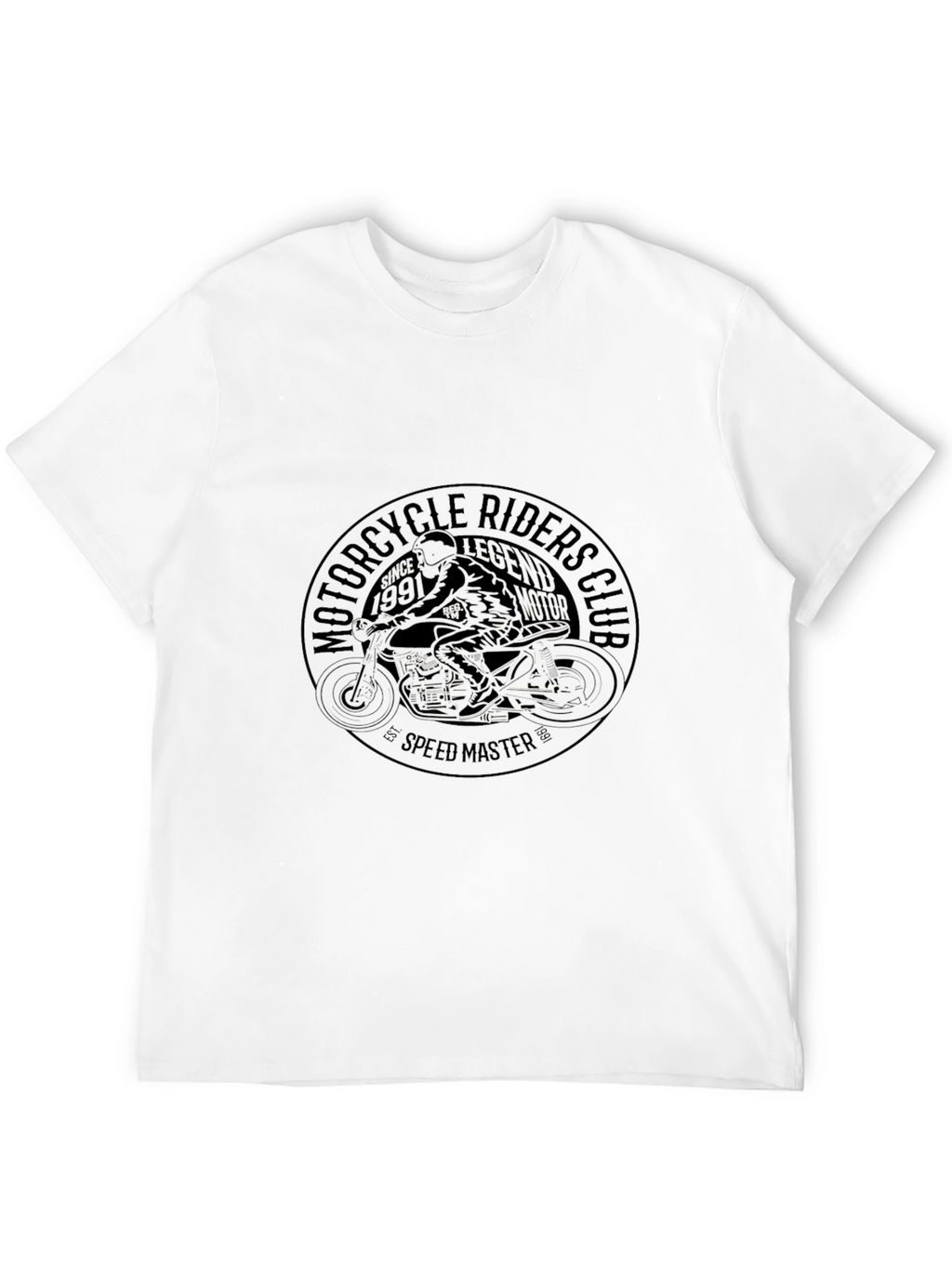 Motorcycle Riders Club Black T-Shirt