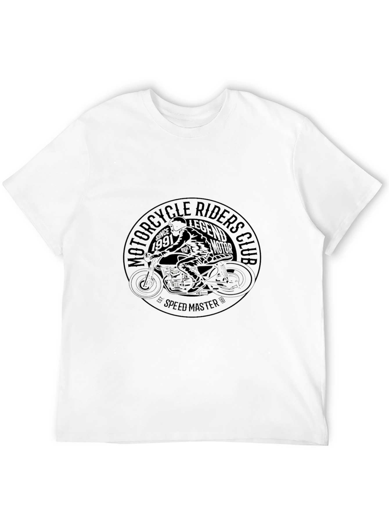 Motorcycle Riders Club Black T-Shirt