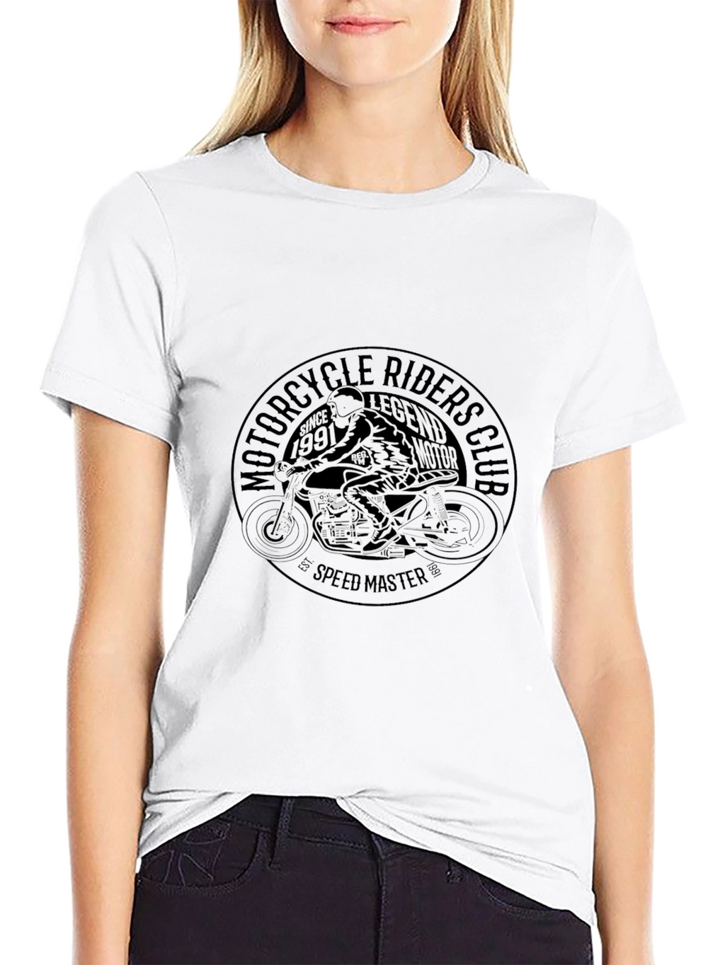 Motorcycle Riders Club Black T-Shirt