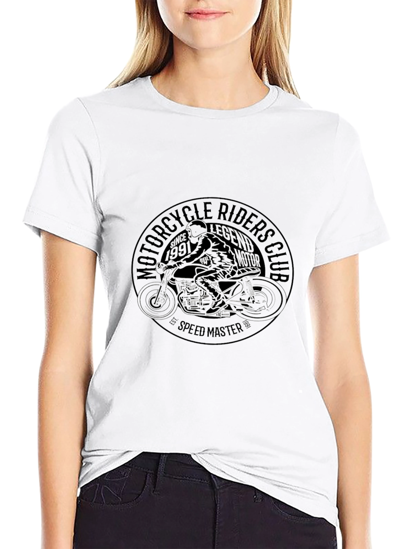 Motorcycle Riders Club Black T-Shirt