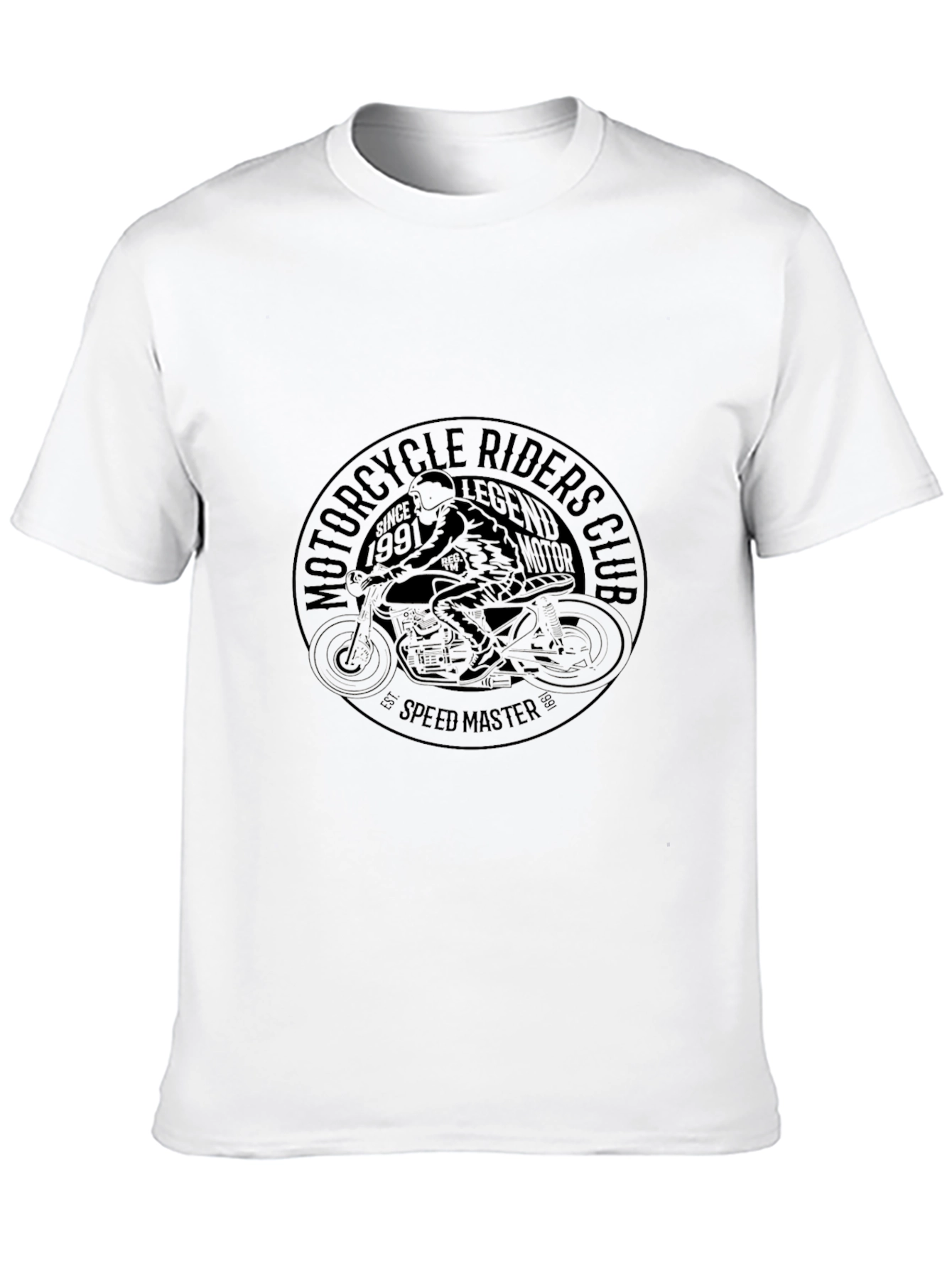 Motorcycle Riders Club Black T-Shirt