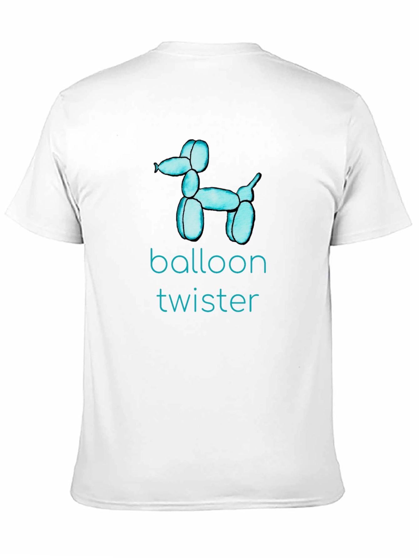 Balloon Twister Graphic Tee - Fun Black T-Shirt