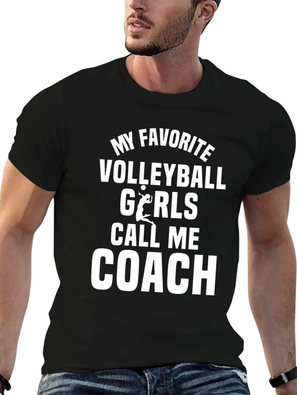 Volleyball Coach T-Shirt: My Favorite Volleyball Girls