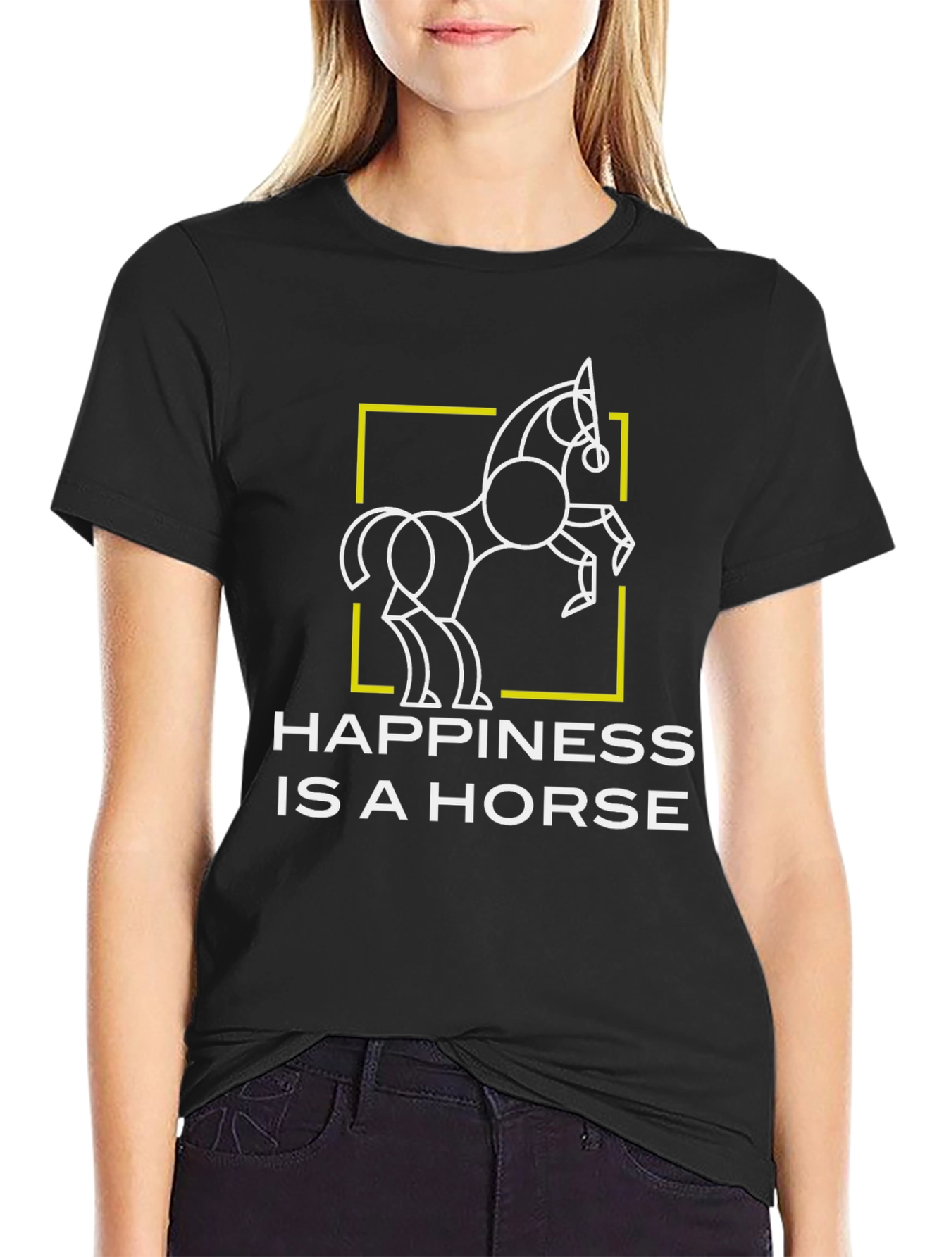 Happiness is a Horse Graphic Tee