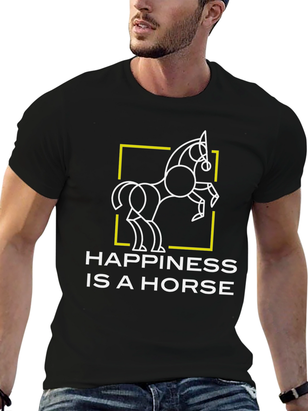 Happiness is a Horse Graphic Tee