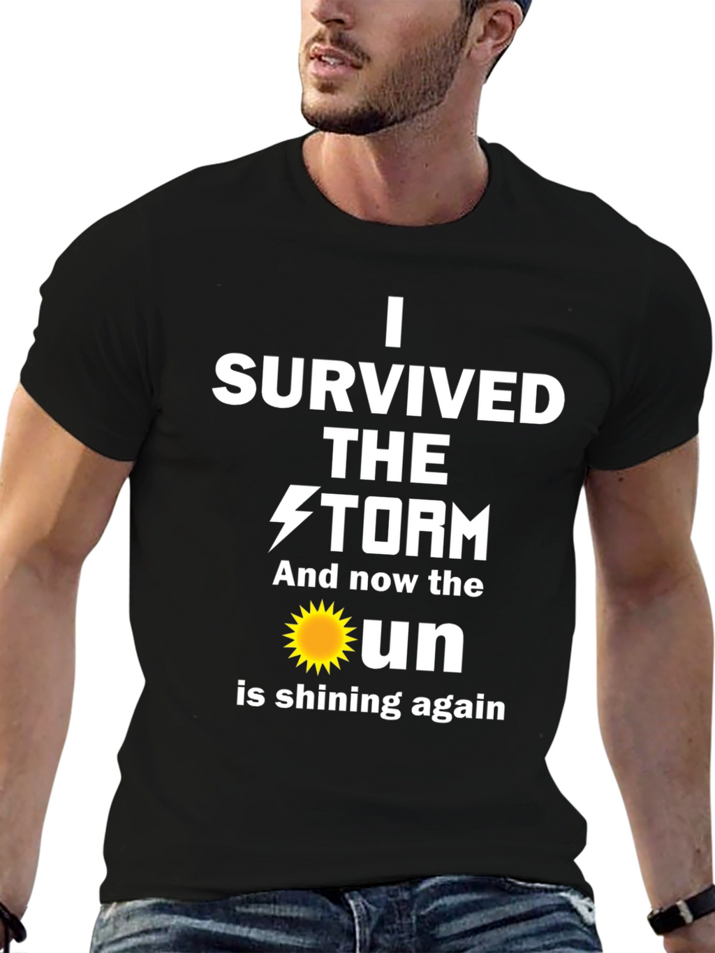 I Survived The Storm Graphic T-Shirt