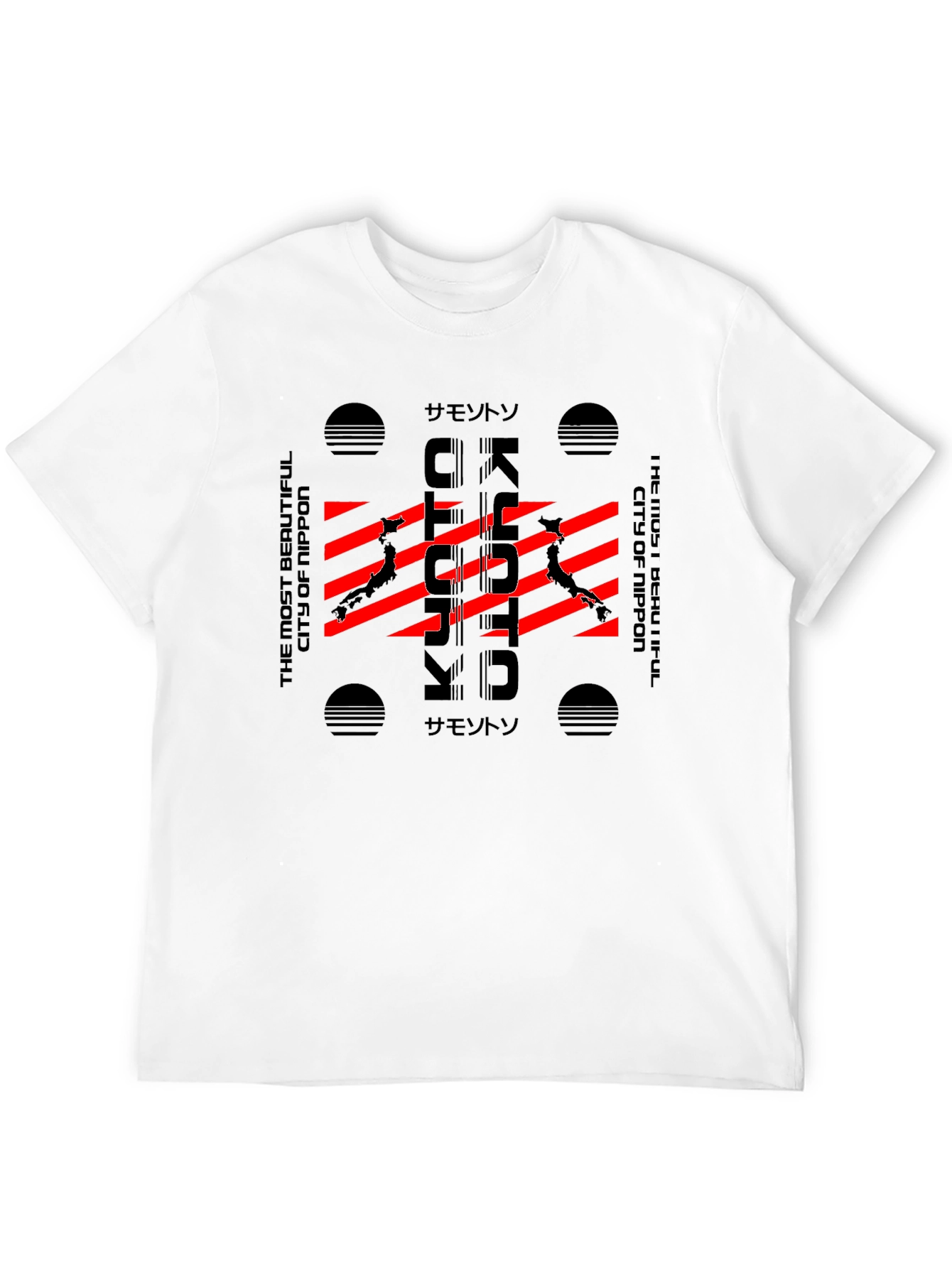 Kyoto Japan Graphic T-Shirt - Modern City Style