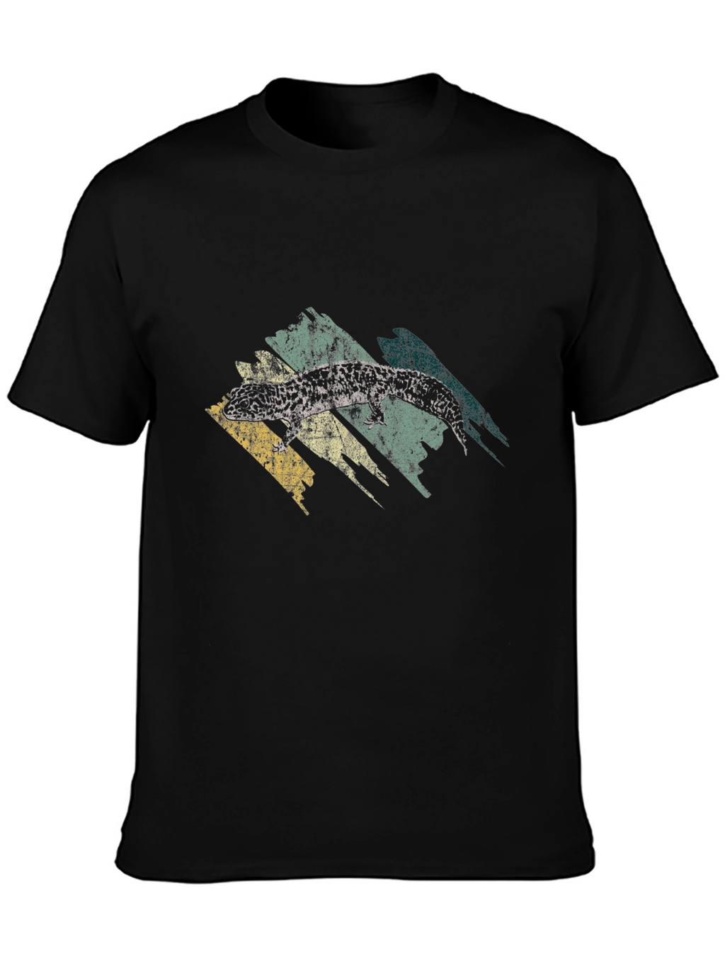 Retro Gecko Graphic Tee - Cool Lizard T-Shirt