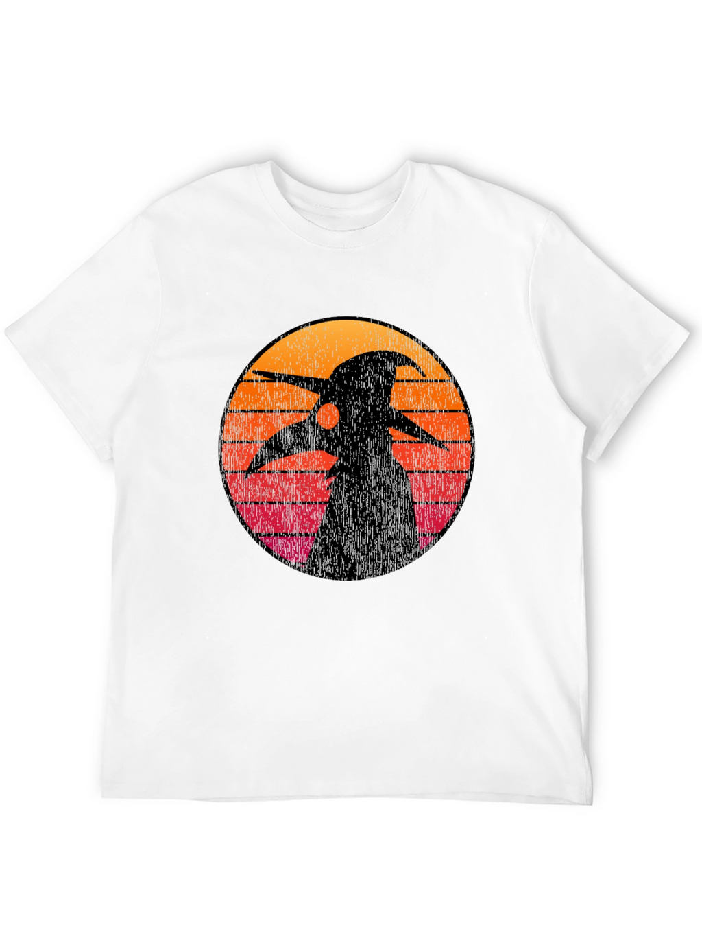 Plague Doctor Sunset Graphic Tee