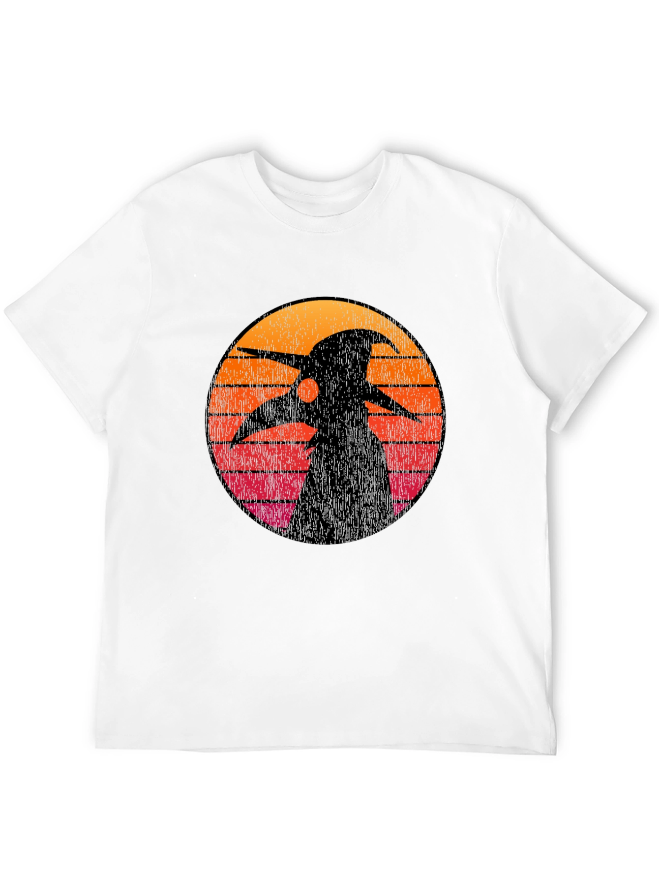 Plague Doctor Sunset Graphic Tee