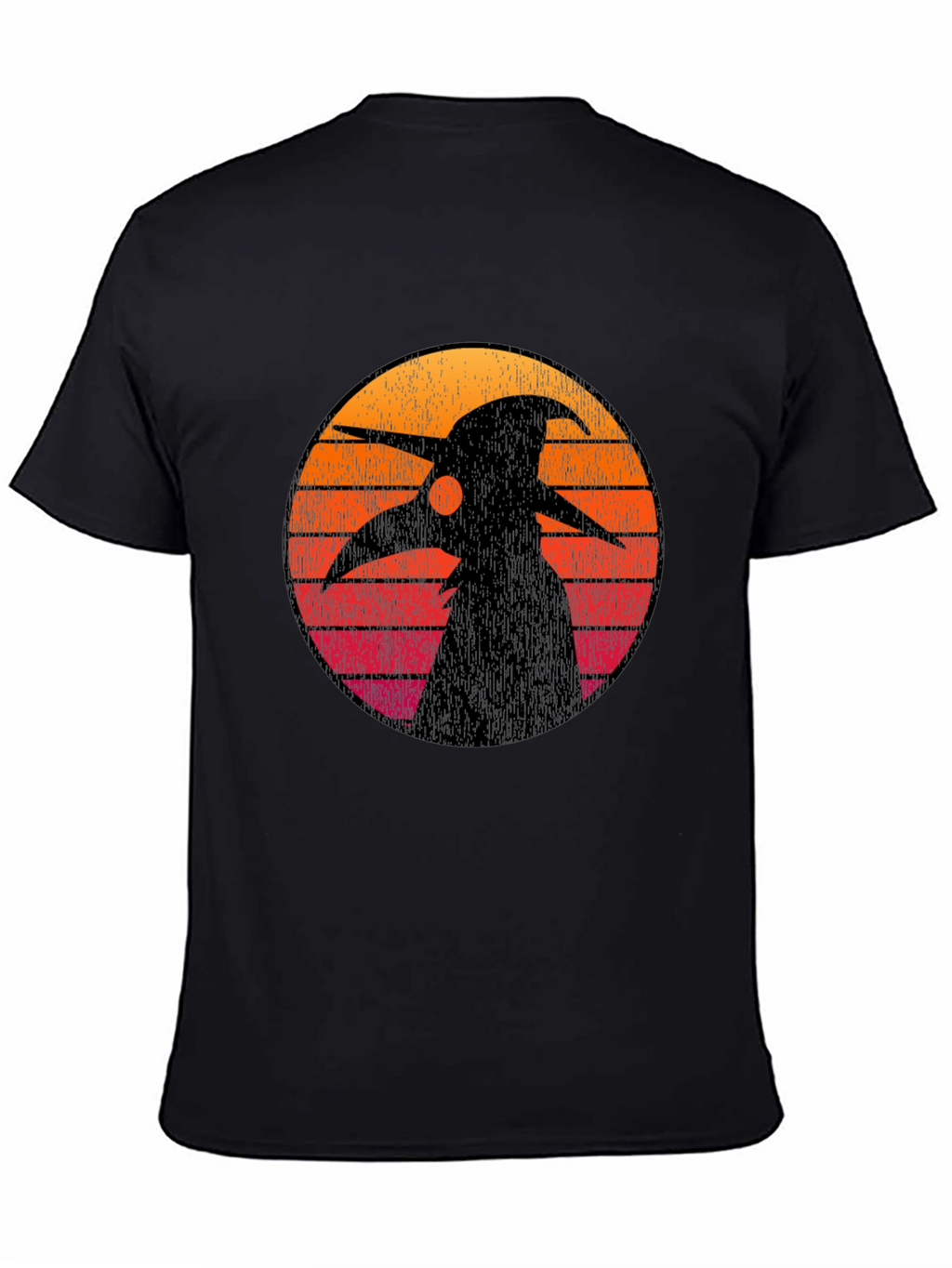 Plague Doctor Sunset Graphic Tee